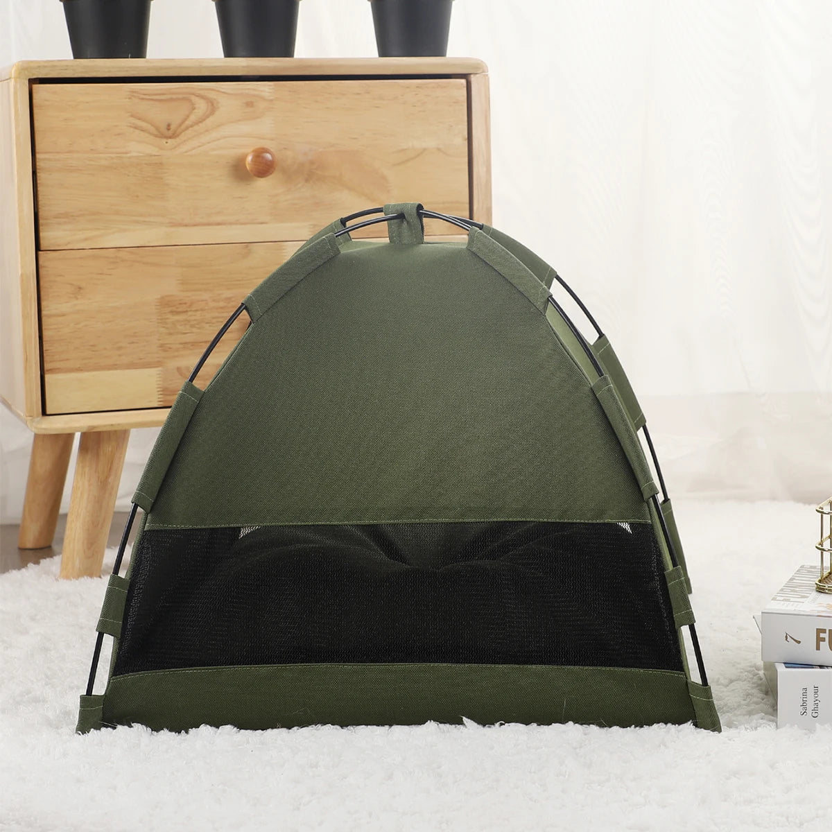 Cozy Warm Hideaway: The BeiYu Pet Tent Bed - Wags & Whiskers