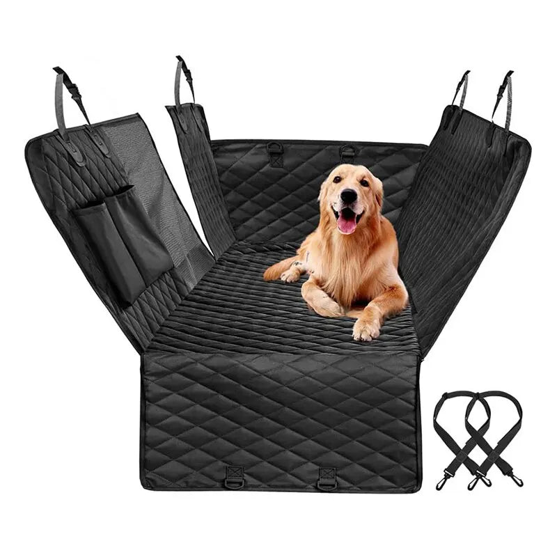 back seat cover for dogs black