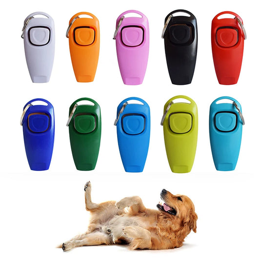 Train Your Cat or Dog Faster & Easier - The Clicker Trainer with Wristband - Wags & Whiskers