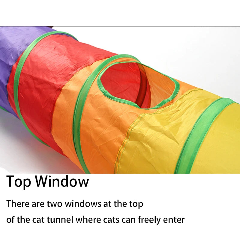 Unleash the Fun: The Collapsible Tunnel for Kittens & Pups! - Wags & Whiskers