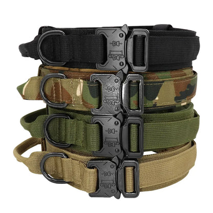 Ultimate Training Control & Comfort: Tactical Dog Collar & Leash Set - Wags & Whiskers