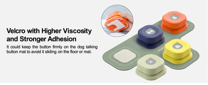 Interactive Dog Communication Buttons Adhesion