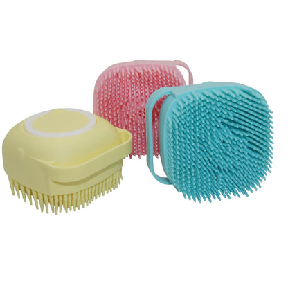 Gentle Massage & Bath Time Fun: The Silicone Pet Bath Brush - Wags & Whiskers