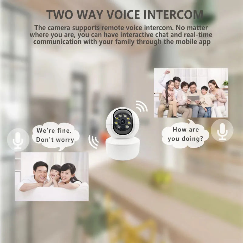 iCSee Camera Wifi Nigh Vision Two Way Two Way Voice Intercom