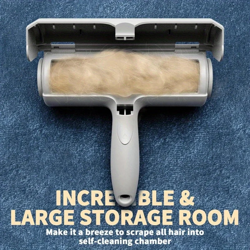 Pet Hair Remover Roller: Reusable & Self-Cleaning Large Storage Room