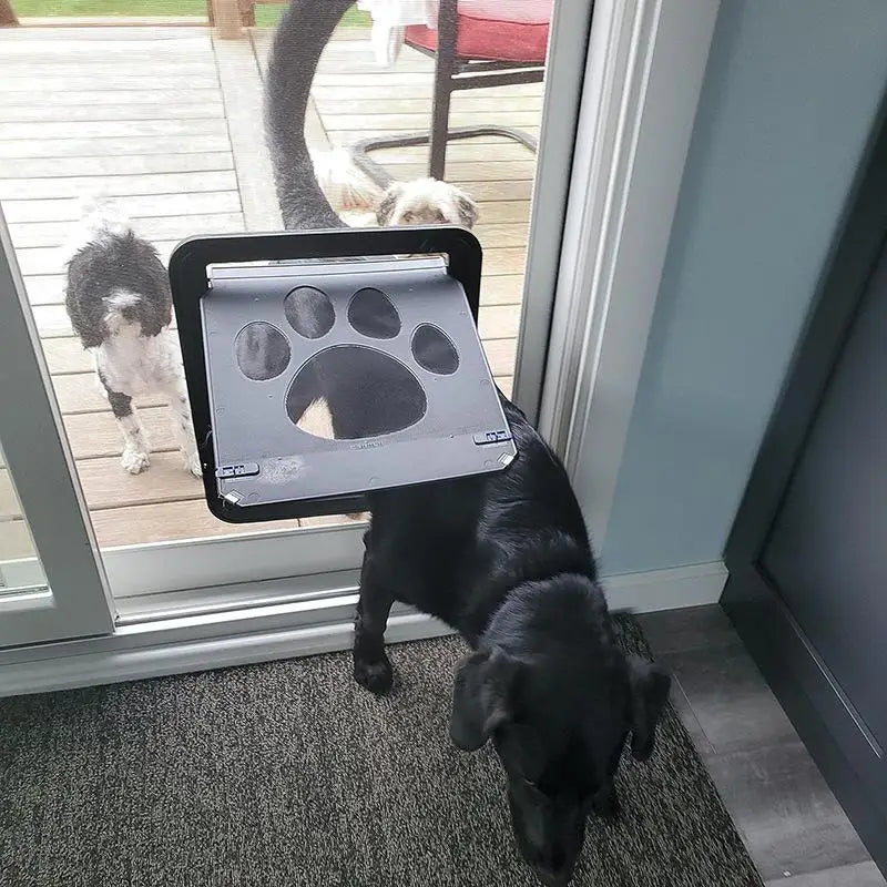 dog door for security door dog passing